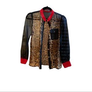 Cheetah Blouse